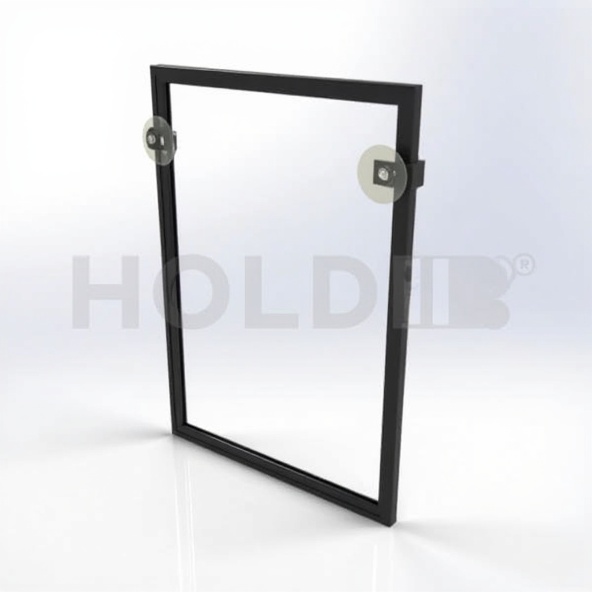 Frame with Sleeve and Suction Cups window display refrigerator door retail
