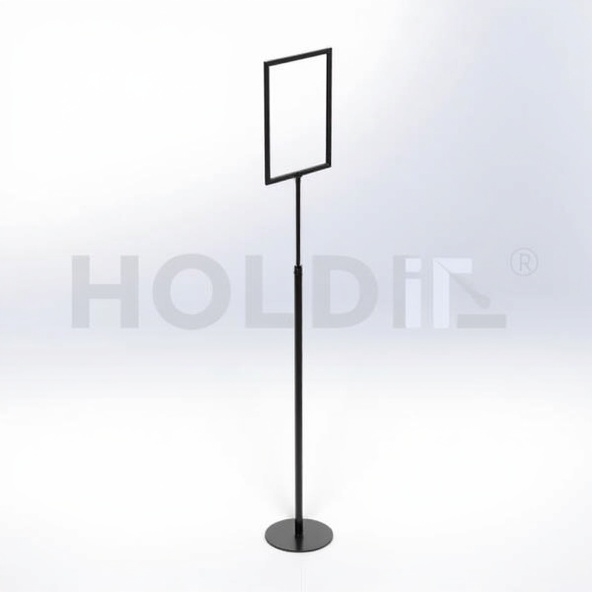 MAXiPOP Adjustable Stand 750mm to 1500mm aluminium floor display stand with FLEXiFRAME