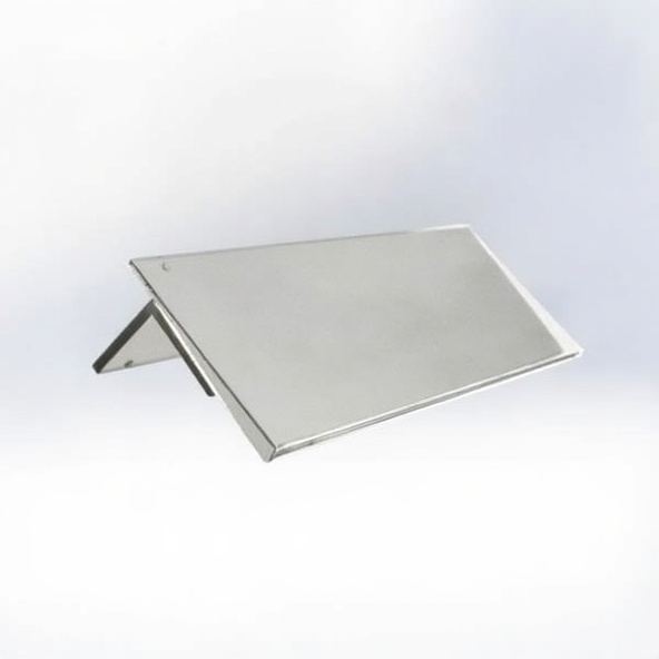 Pyramid STRiP self-standing 45 degree deli counter label holder crystal-clear