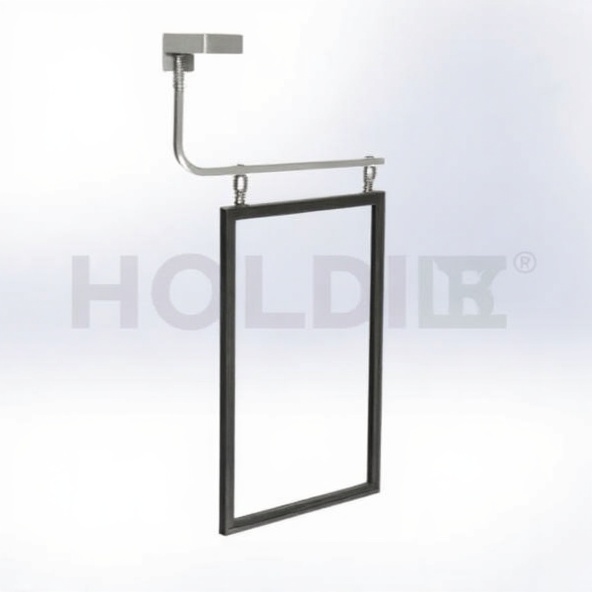 Steel Hanger Clip Holder Hot Food Safe overhead stainless steel display